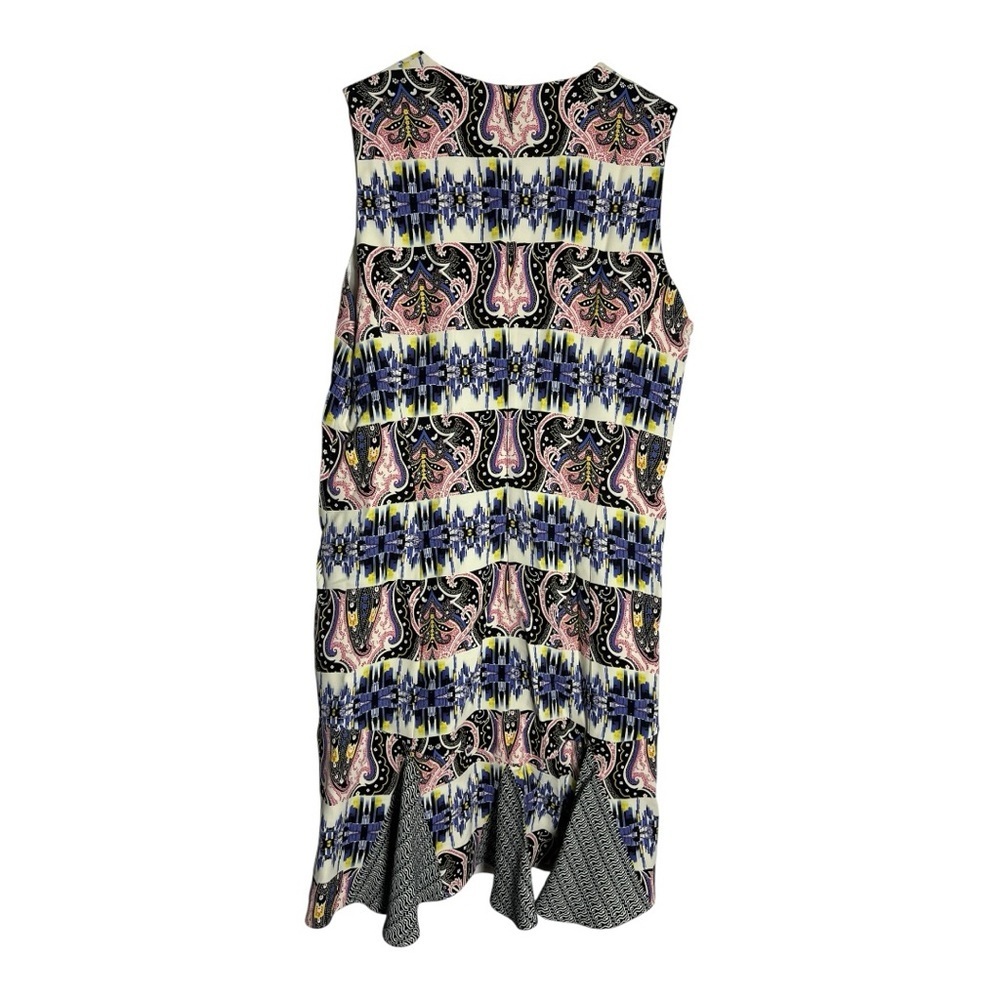 Etro Multicolor Sleeveless Dress - Elevated office or Vacation Wear - Size XL - Picture 5 of 6